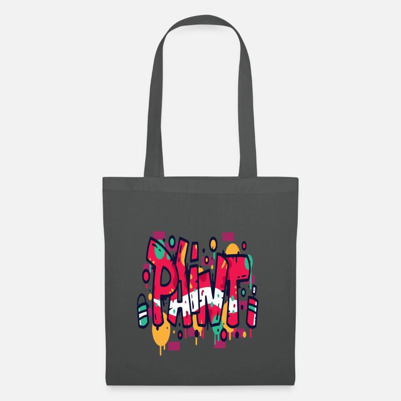 Graffiti Paint - Stoffbeutel - Graphite