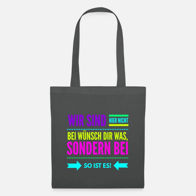 So Ist Es Geschenkidee - Stoffbeutel - Graphite