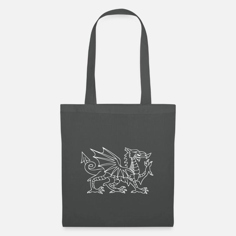 Drache - Stoffbeutel - Graphite