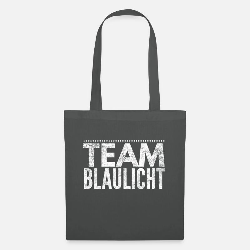 Team Blaulicht Geschenk - Stoffbeutel - Graphite