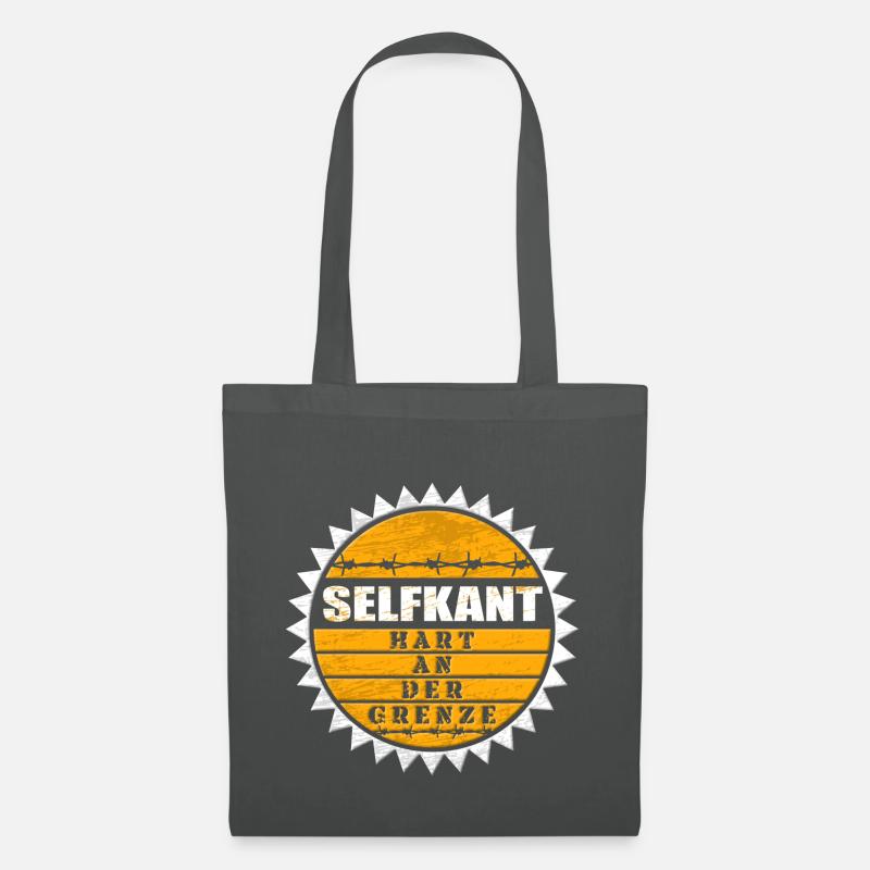 Selfkant - hart an der Grenze - Stoffbeutel - Graphite