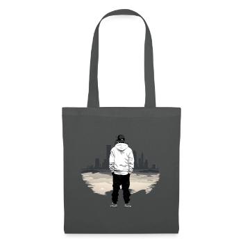Elegance of street culture, cool urban design - Tote Bag - graphite grey - Front