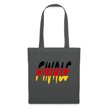Finale finale - Sac en tissu - gris graphite - Devant