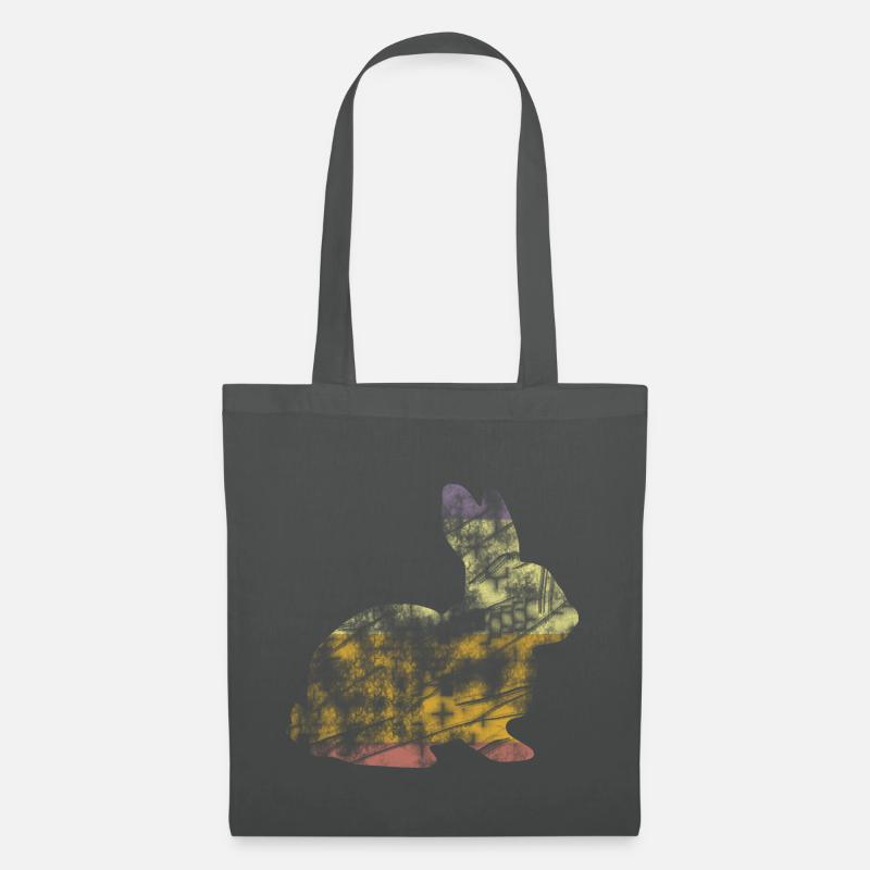 Hase - Stoffbeutel - Graphite
