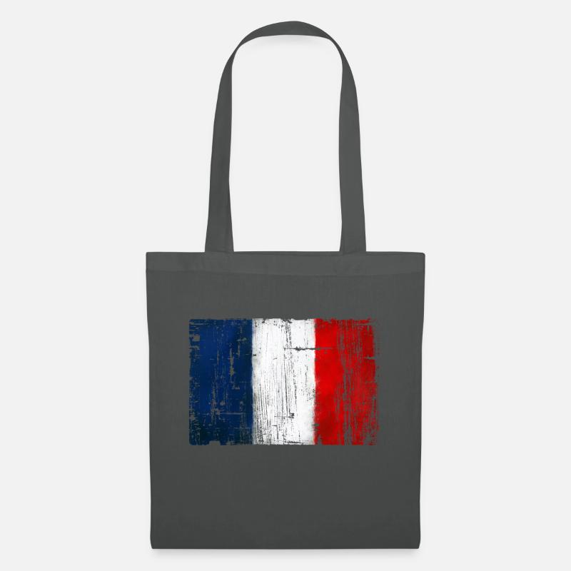 Frankreich - Stoffbeutel - Graphite