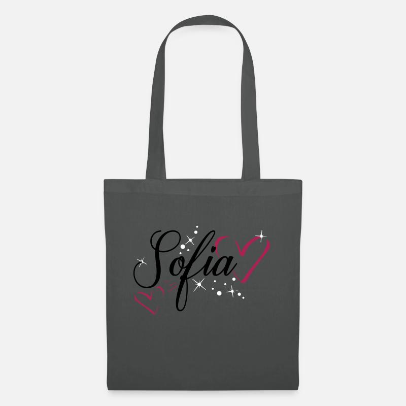 Sofia name first name - Tote Bag - graphite grey