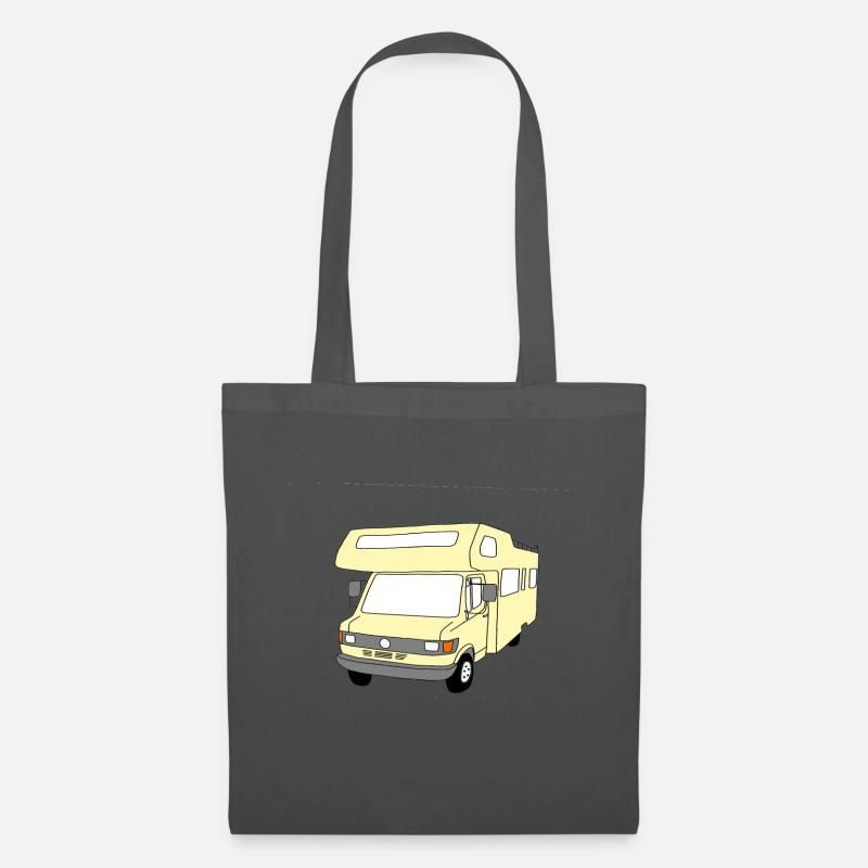 Wohnwagen - Stoffbeutel - Graphite