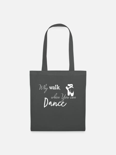 Why Walk - Stoffbeutel - Graphite