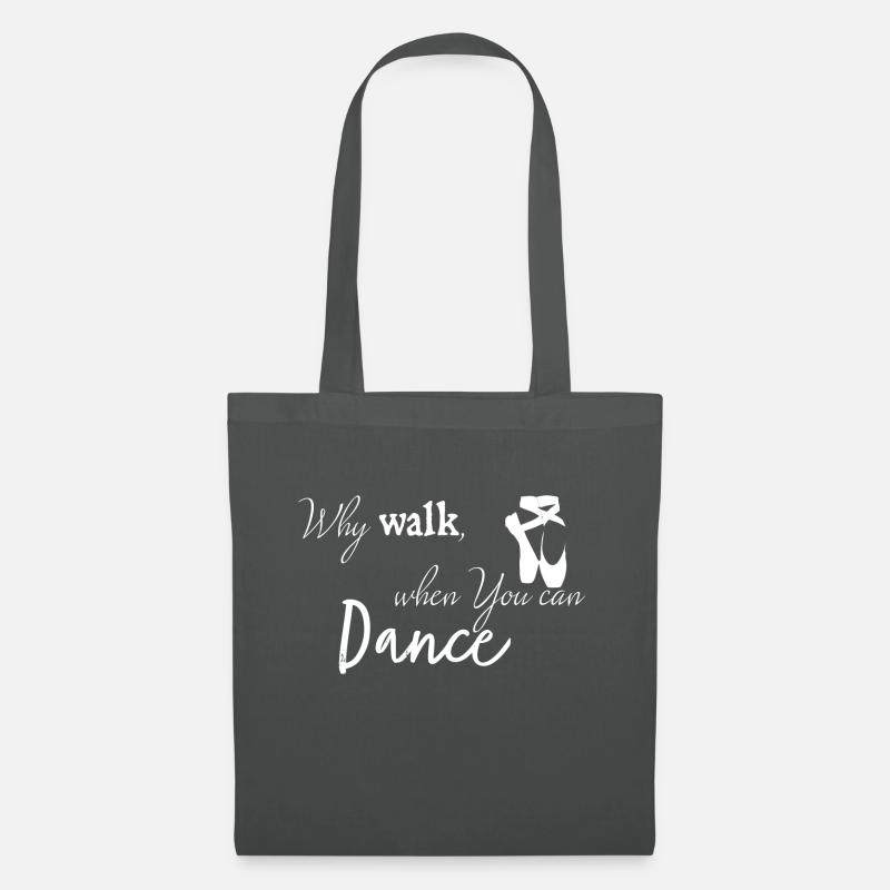 Why Walk - Stoffbeutel - Graphite