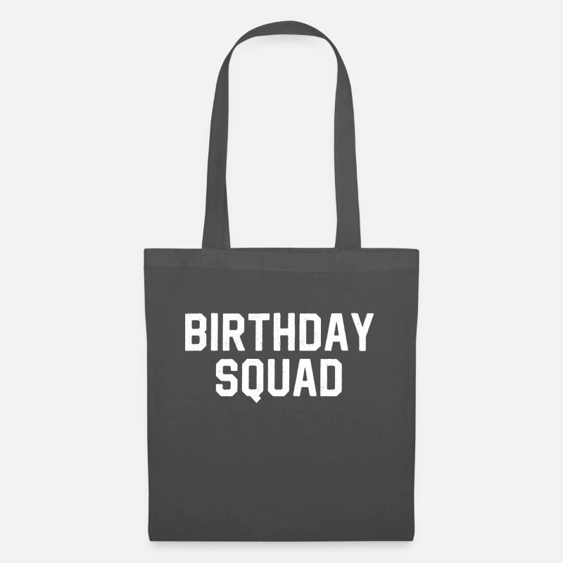 Birthday Squad - Stoffbeutel - Graphite