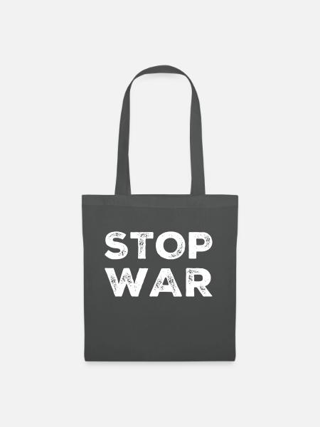 Stop War - Stoffbeutel - Graphite
