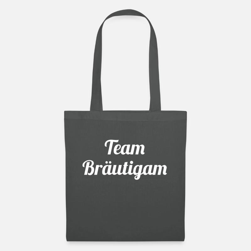 Team Bräutigam 1 - Stoffbeutel - Graphite