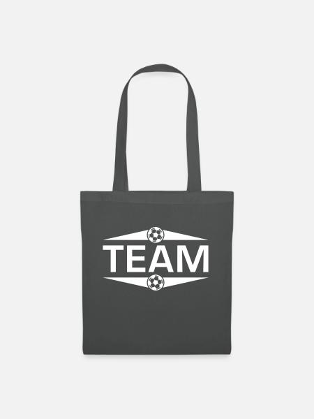Fussball Team - Stoffbeutel - Graphite