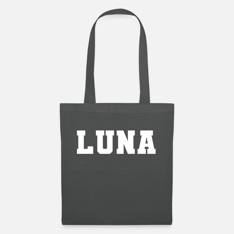 Name - Luna - Stoffbeutel - Graphite