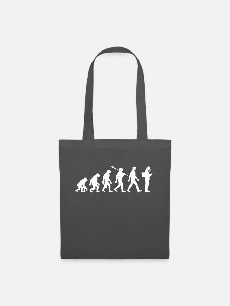 Evolution - Imker - Bienen - Bienenzucht - Stoffbeutel - Graphite