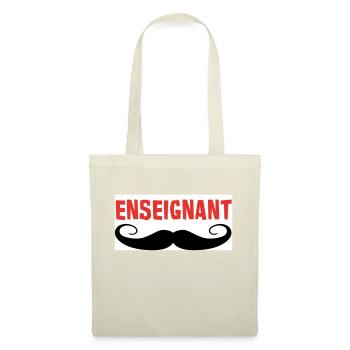 ENSEIGNANT - Sac en tissu - nature - Devant