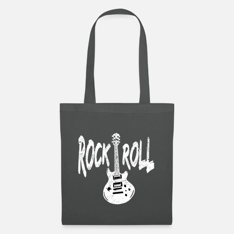 Rock N Roll Musik - Stoffbeutel - Graphite