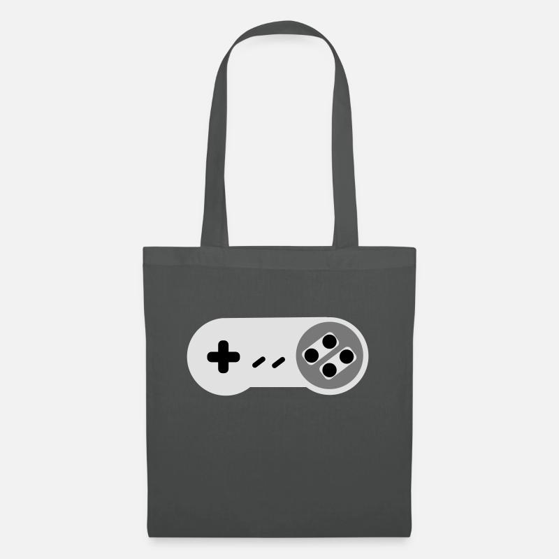 Super NES Controller - Sac en tissu - gris graphite