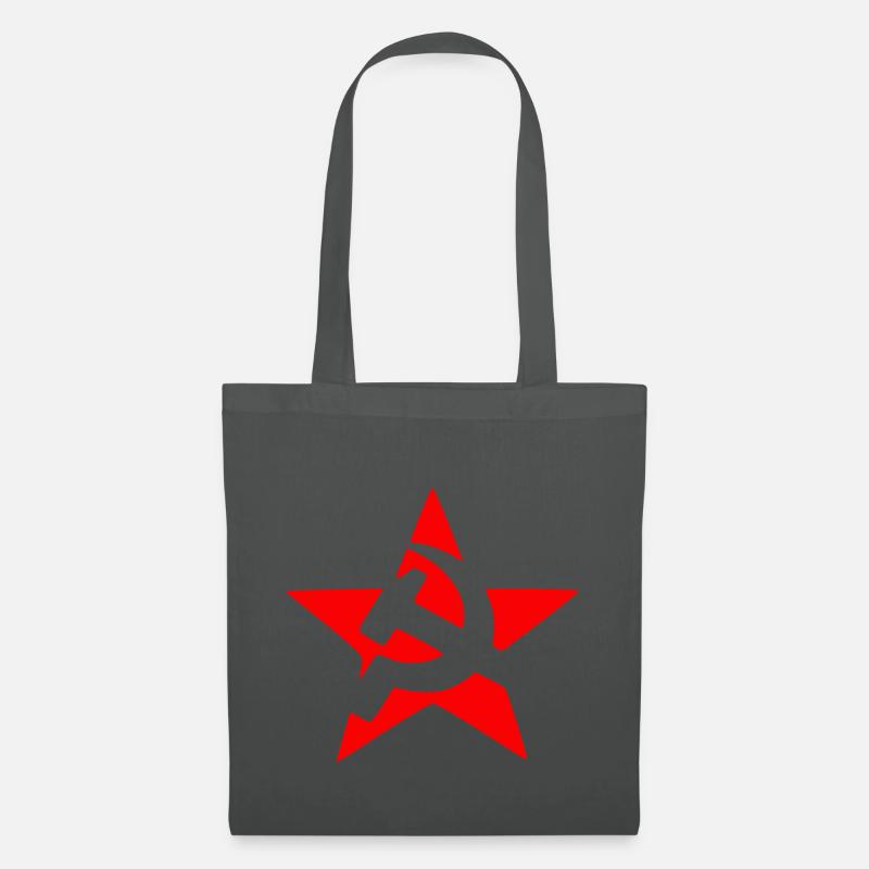 Soviet hammer and sickle, Hammer und Sichel - Stoffbeutel - Graphite