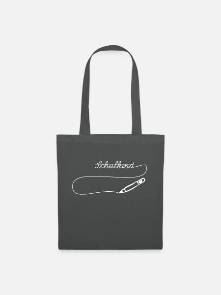 Schulkind - Stoffbeutel - Graphite