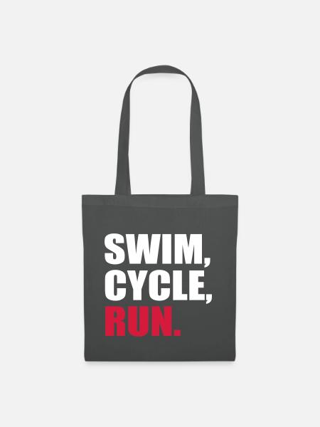 Triathlon - Stoffbeutel - Graphite