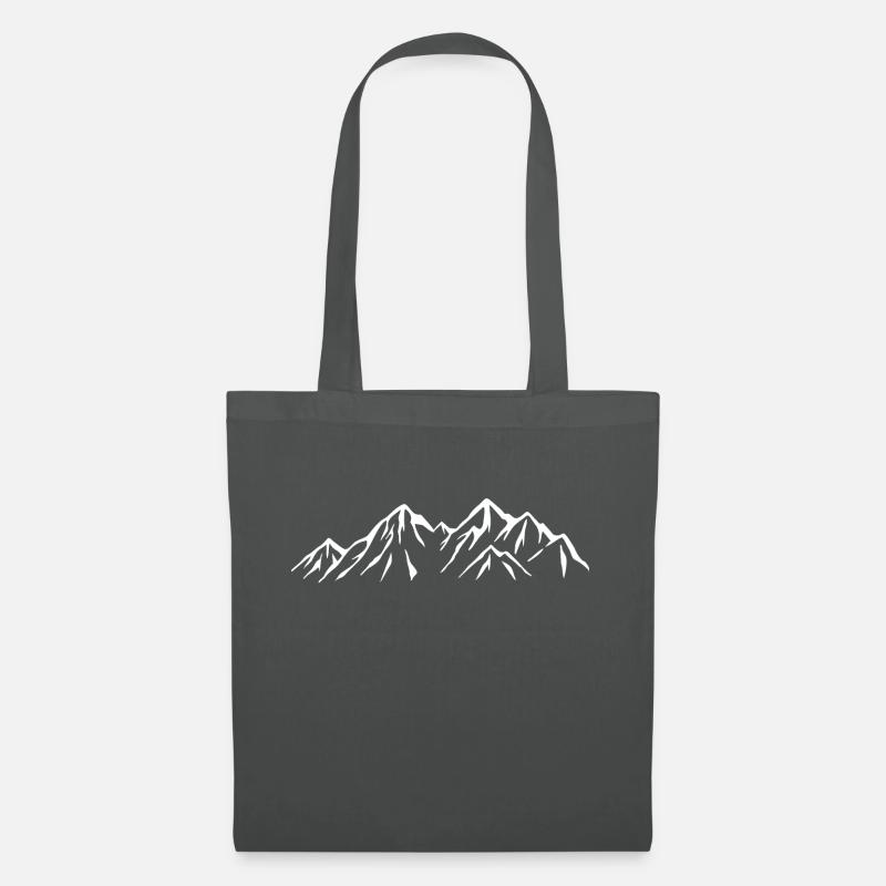 berge - Stoffbeutel - Graphite