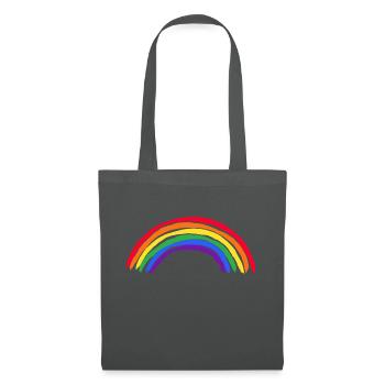 LGBT Amis Pride Droits Sentence Cadeau - Sac en tissu - gris graphite - Devant