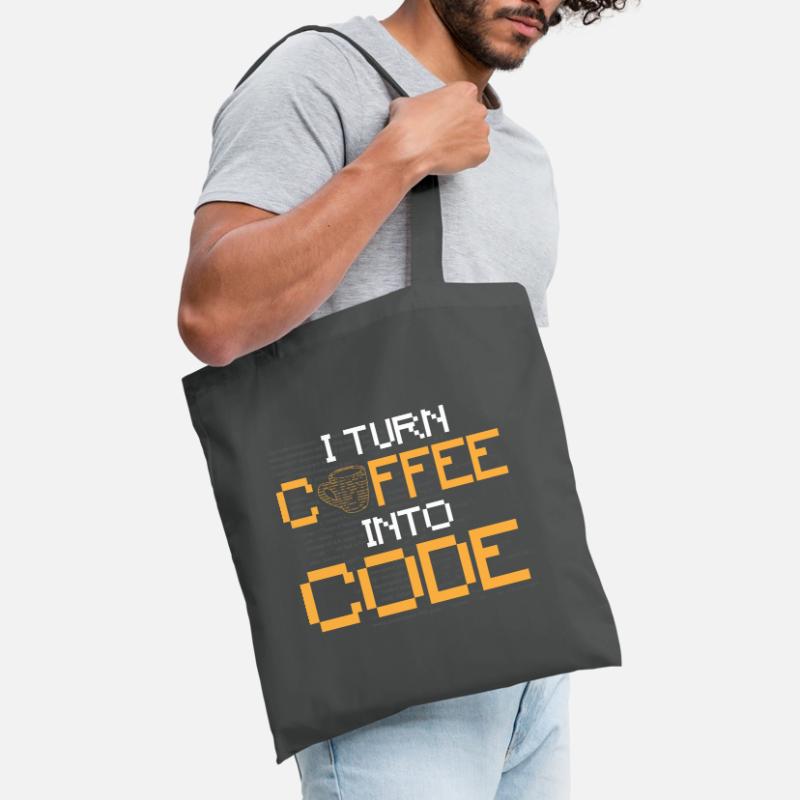 I Turn Coffee Into Code - Programmer Software Tote Bag
