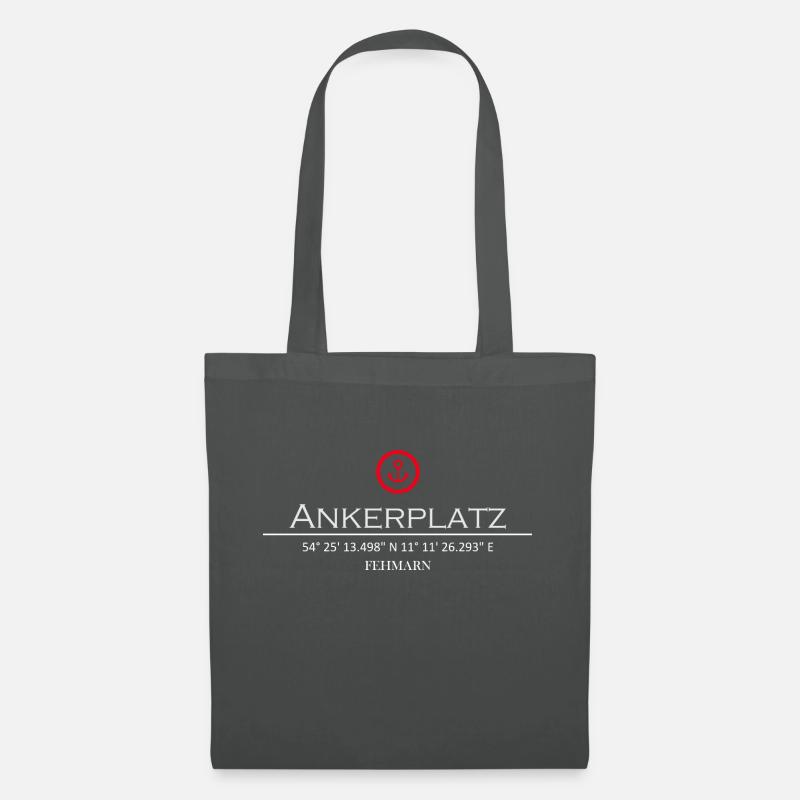 Ankerplatz Fehmarn - Stoffbeutel - Graphite