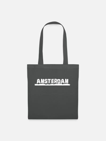 Amsterdam - Stoffbeutel - Graphite