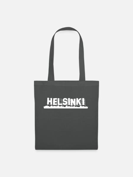 Helsinki - Stoffbeutel - Graphite