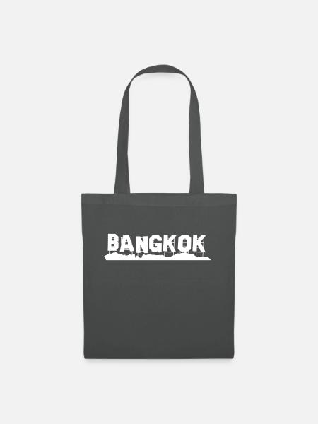 Bangkok - Stoffbeutel - Graphite