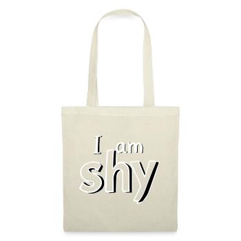 I am shy - Sac en tissu - nature - Devant