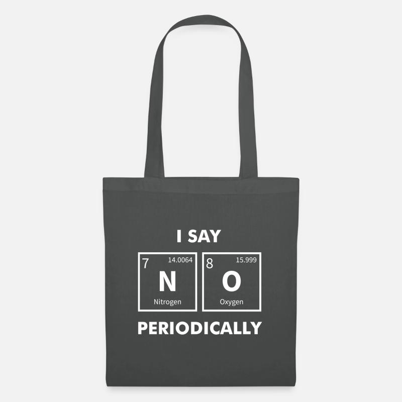Nerd Nerds Element Nein - Stoffbeutel - Graphite