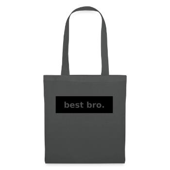 best bro - Stoffbeutel - Graphite - Vorne