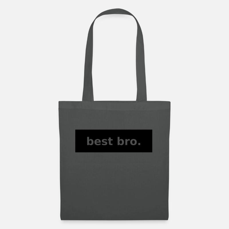 best bro - Stoffbeutel - Graphite