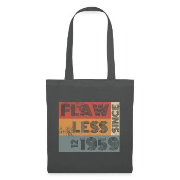 65. Birthday Flawless since 12/1959 - Tote Bag - graphite grey - Front
