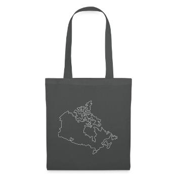 CANADA Cœur - Sac en tissu - gris graphite - Devant