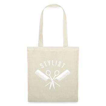 ciseaux peigne styliste - Sac en tissu - nature - Devant