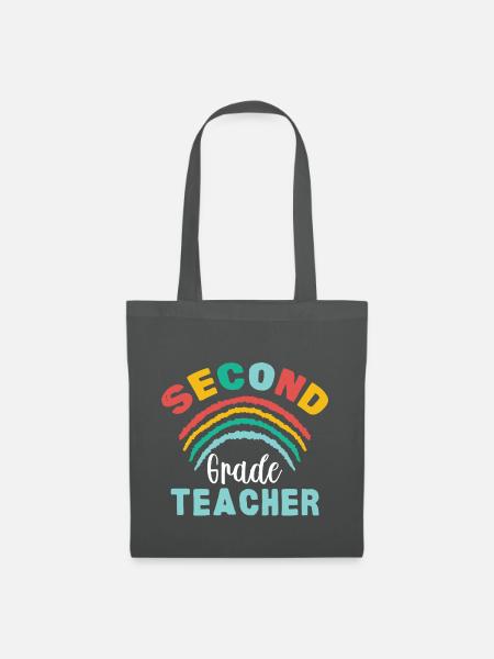 2nd Grade Teacher - Stoffbeutel - Graphite
