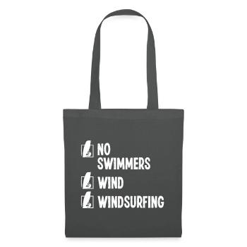 Pas de nageurs Windsurf Windsurf Windsurf - Sac en tissu - gris graphite - Devant