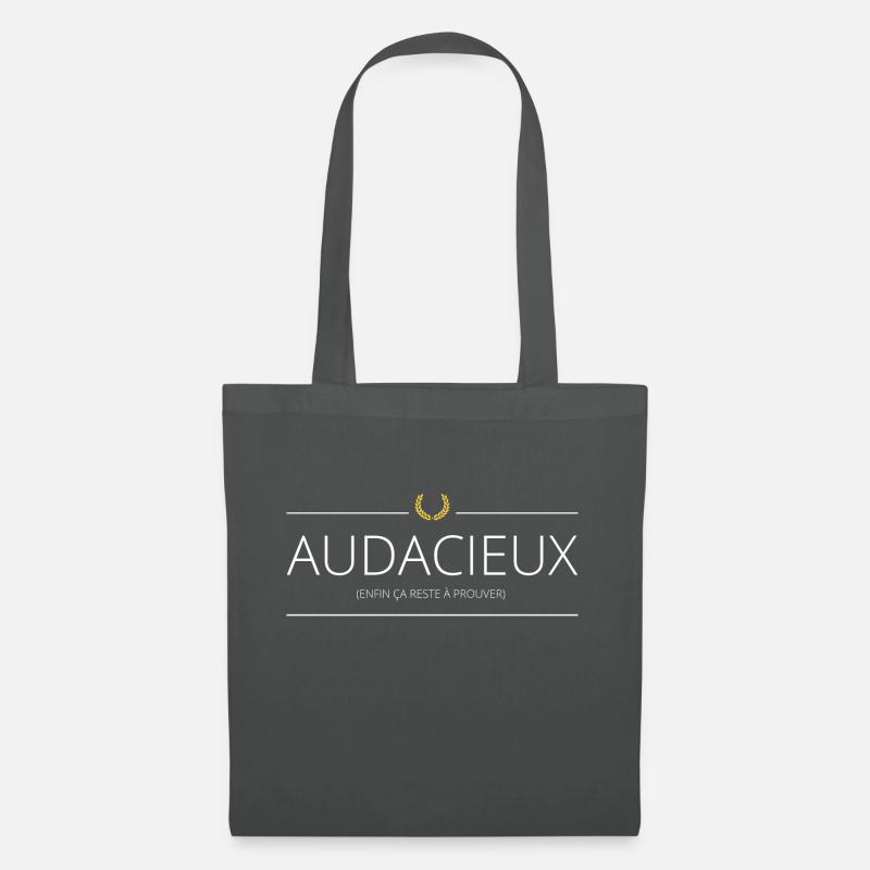 Audacious - Tote Bag - graphite grey