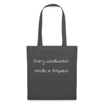 Lets Play Carpenter Tshirts - Tote Bag - graphite grey - Front