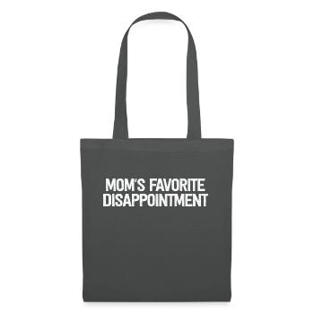 Déception préférée de maman Maman Vie de maman - Sac en tissu - gris graphite - Devant