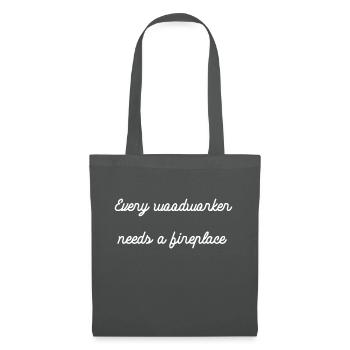 Aaron Carpenter T-shirts Amateurs - Sac en tissu - gris graphite - Devant