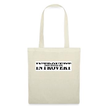 Introvert, Not Stuck-Up - Tote Bag - nature - Front