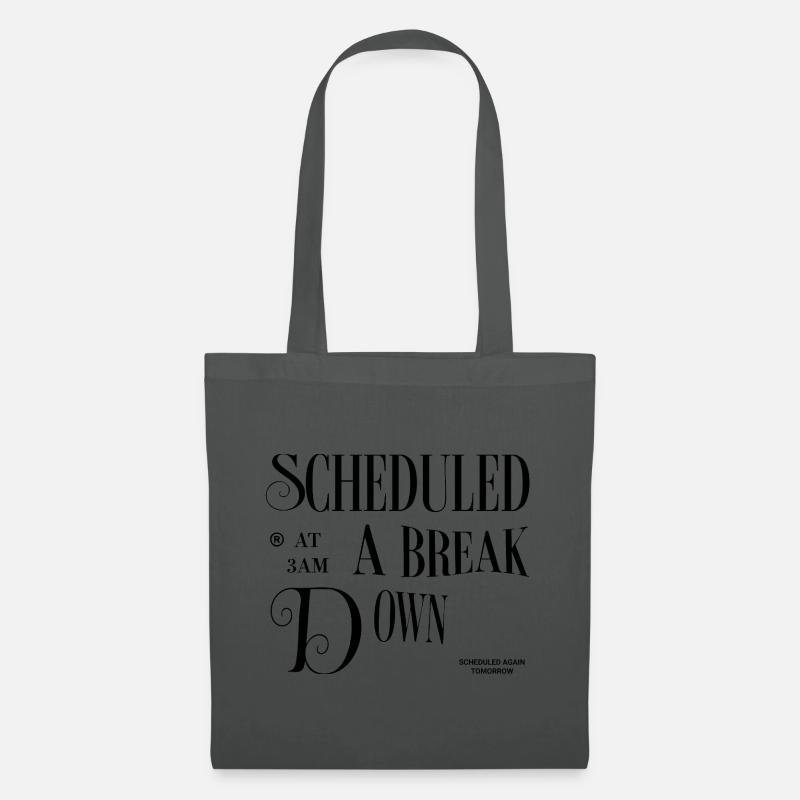 Scheduled Breakdown - Stoffbeutel - Graphite