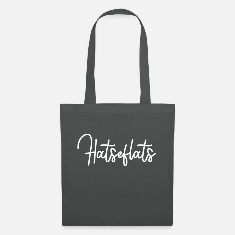 Hatseflats (weiß) - Stoffbeutel - Graphite