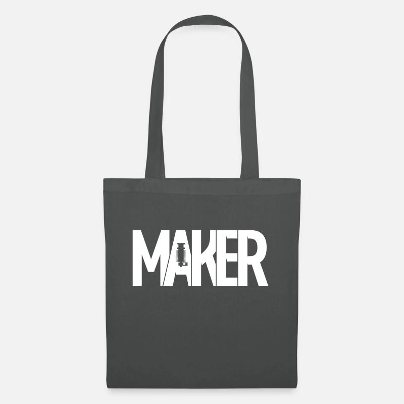 3D Print Maker - Tote Bag - graphite grey
