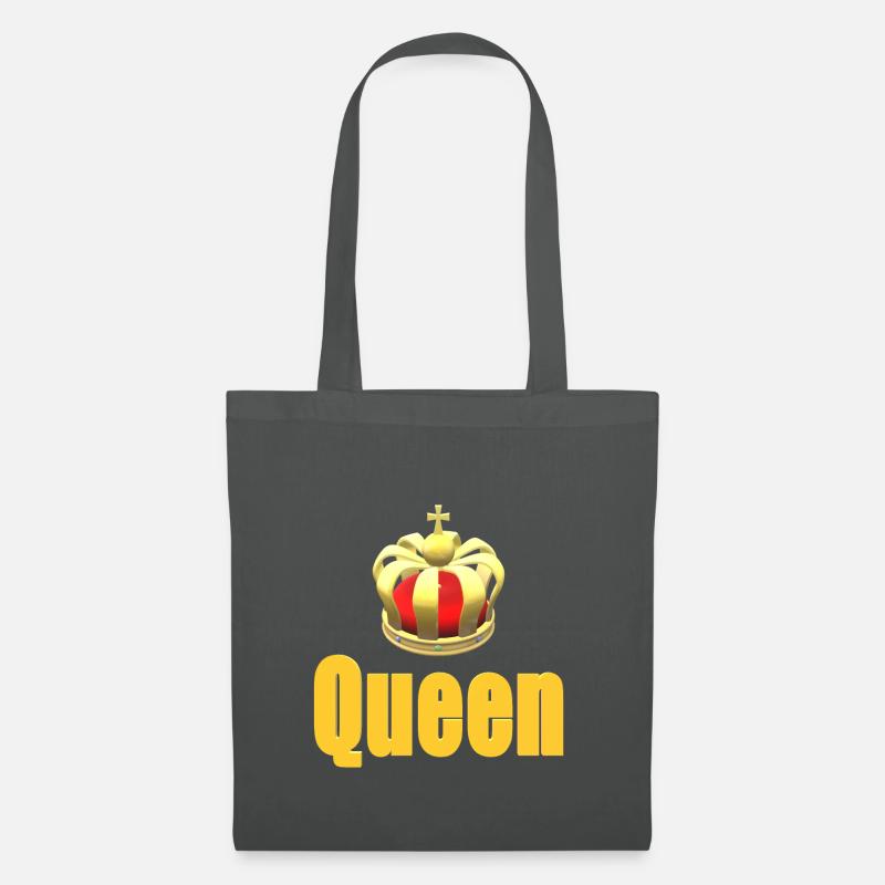 Queen Design - Stoffbeutel - Graphite
